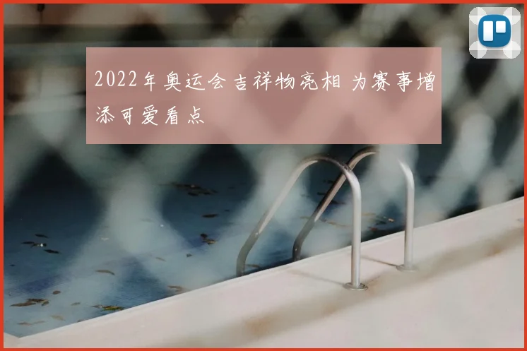 2022年奥运会吉祥物亮相 为赛事增添可爱看点